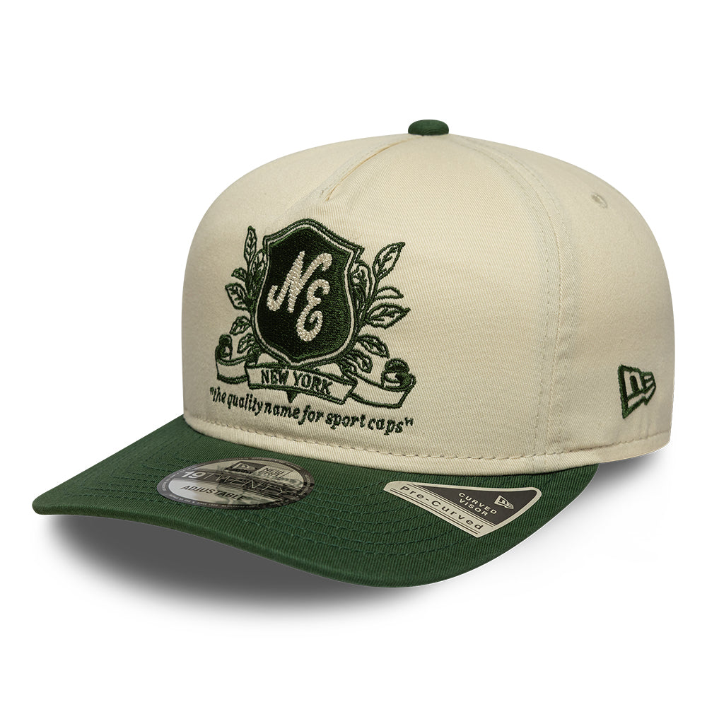 New Era 19Twenty Washed Graphic Cream/Green Cap