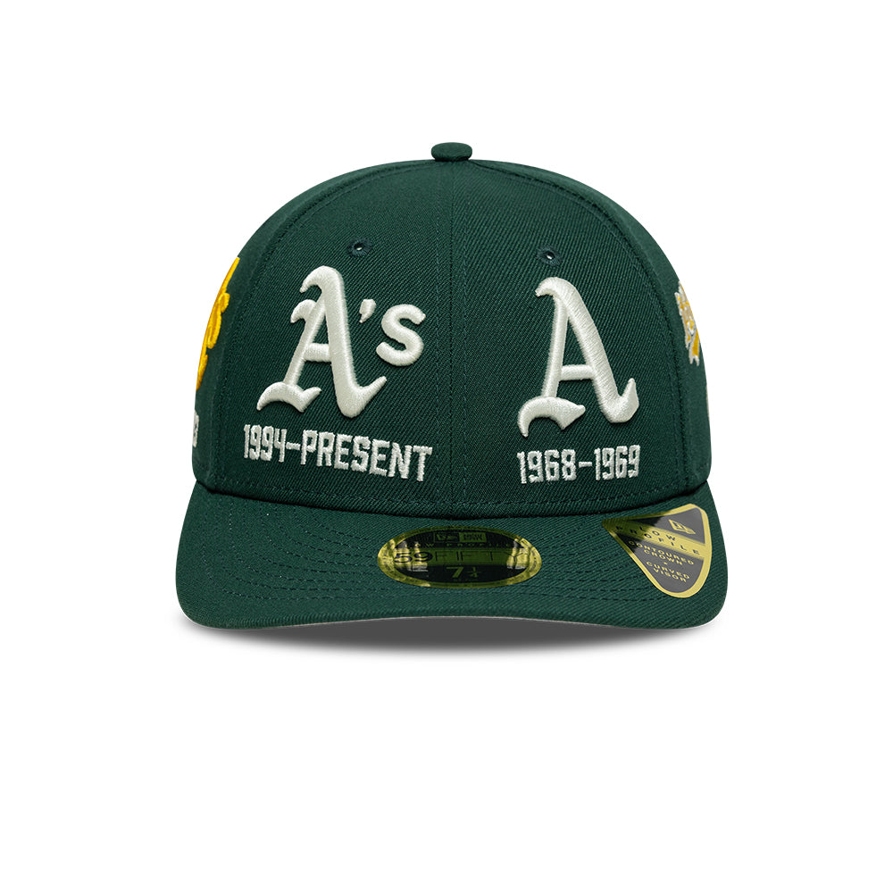 New Era 59Fifty Low Profile Oakland Athletics Green Cap