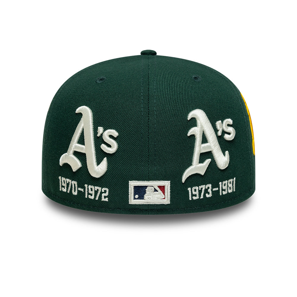 New Era 59Fifty Low Profile Oakland Athletics Green Cap