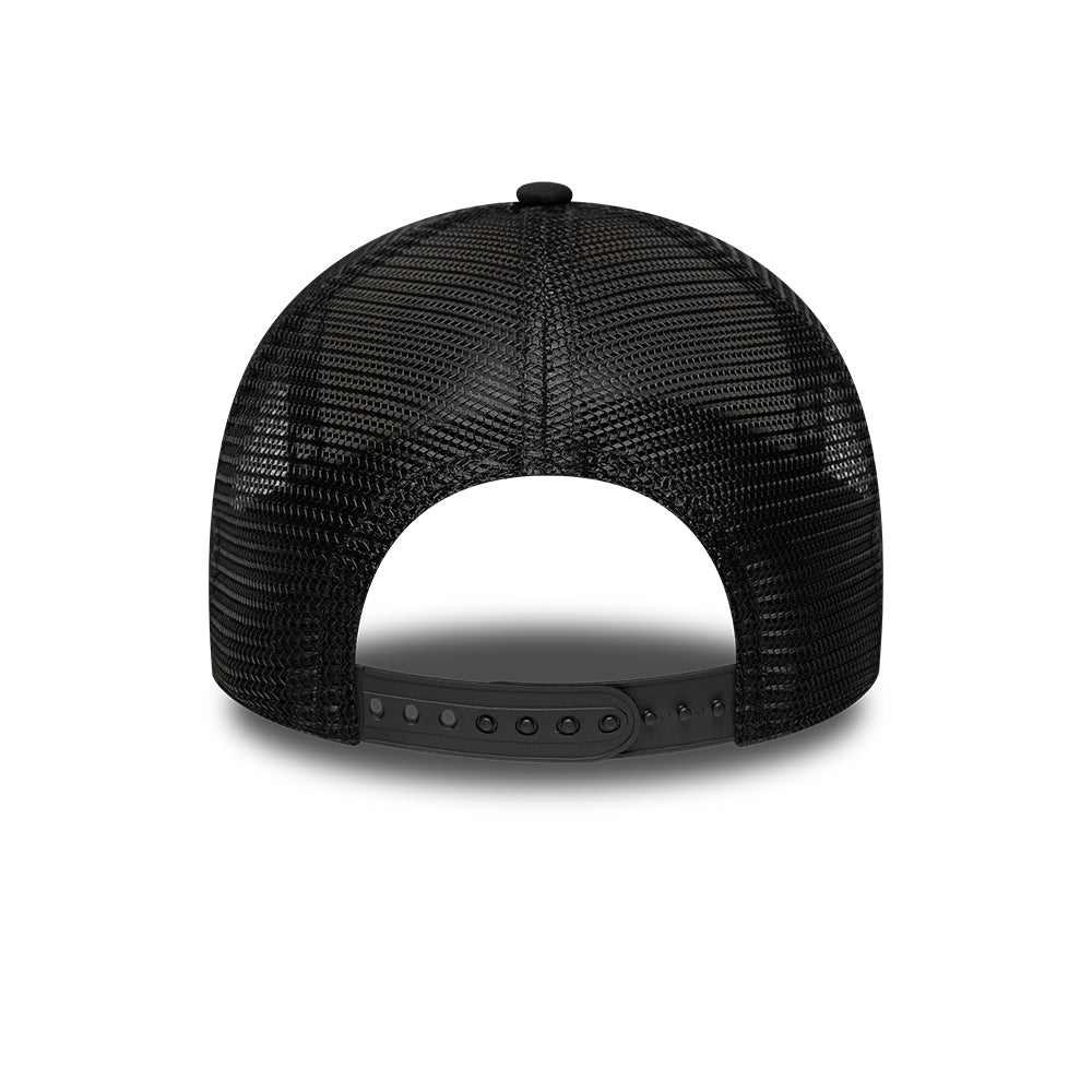 New Era Licence Plate Black Trucker Cap