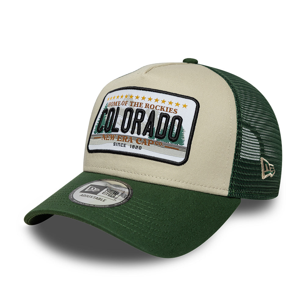New Era Licence Plate Cigar Trucker Cap