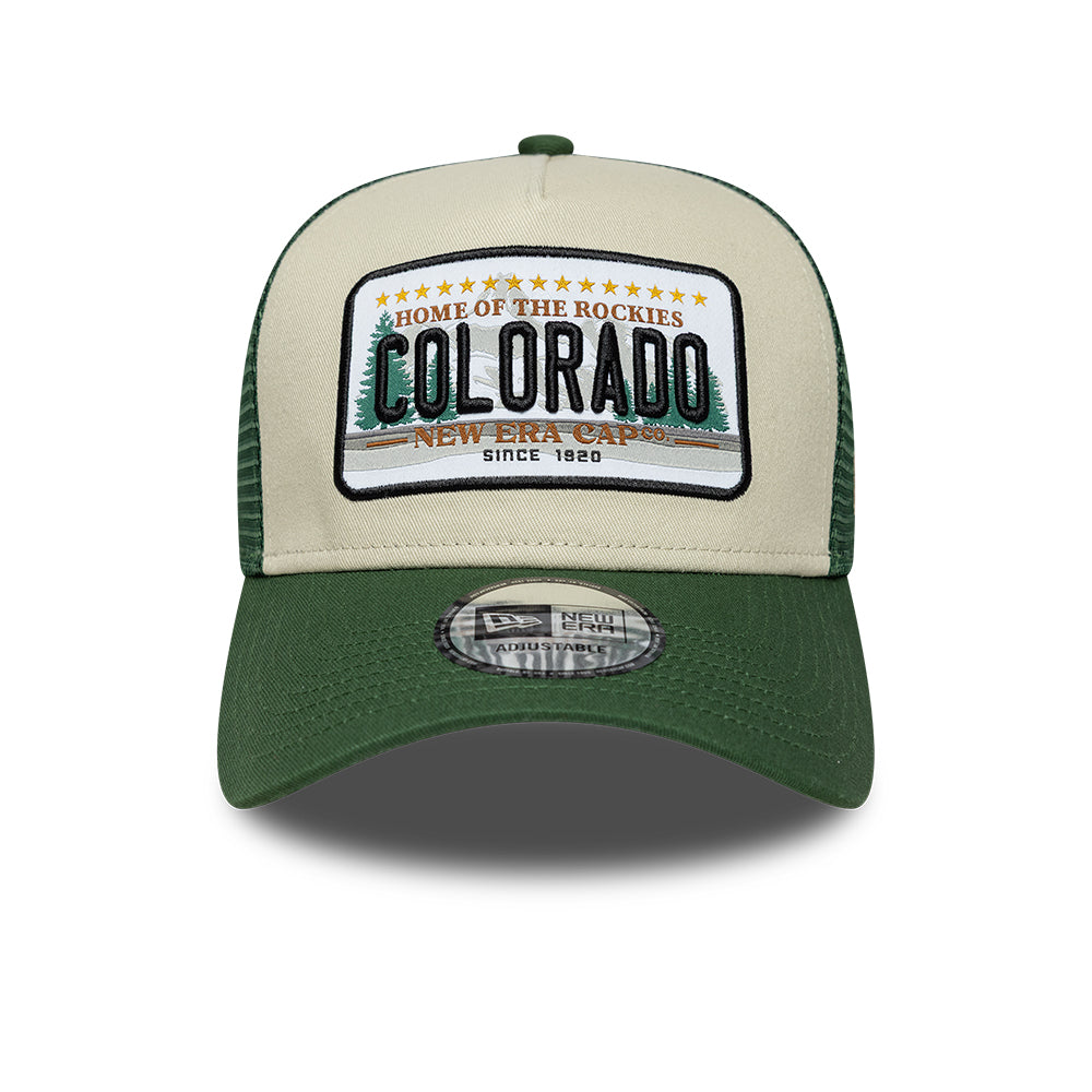 New Era Licence Plate Cigar Trucker Cap