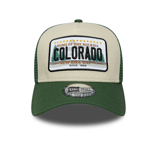 New Era Licence Plate Cigar Trucker Cap