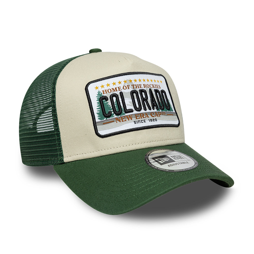 New Era Licence Plate Cigar Trucker Cap