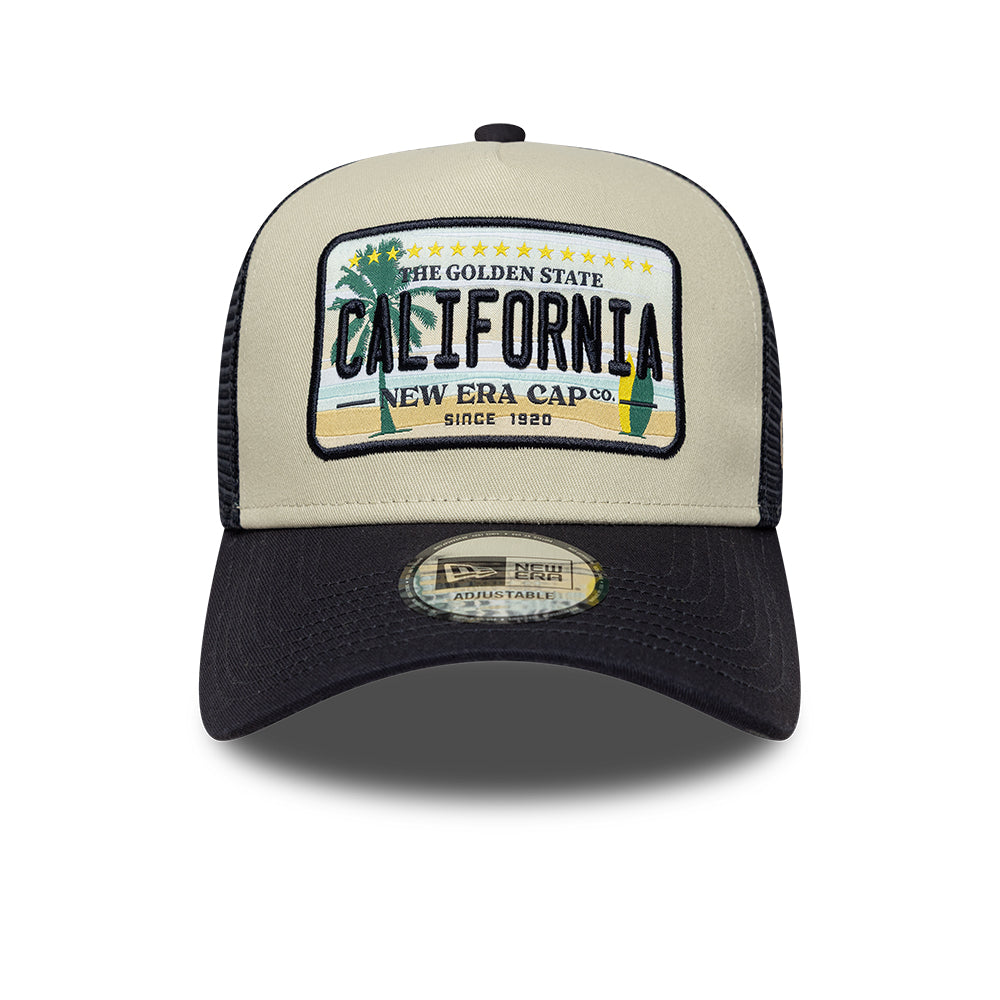 New Era Licence Plate Navy Trucker Cap
