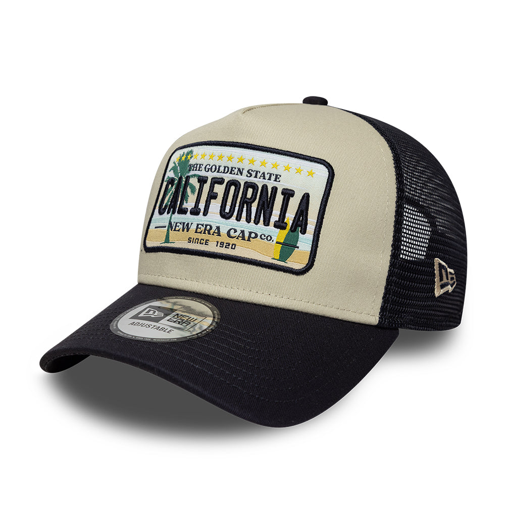 New Era Licence Plate Navy Trucker Cap