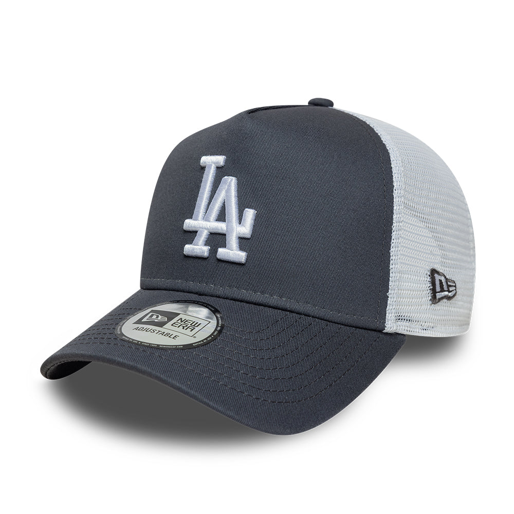 New Era Los Angeles Dodgers Charcoal Trucker Cap