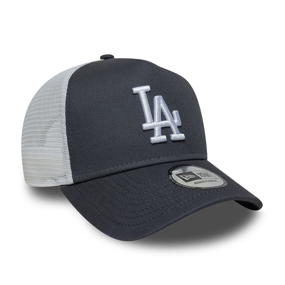 New Era Los Angeles Dodgers Charcoal Trucker Cap