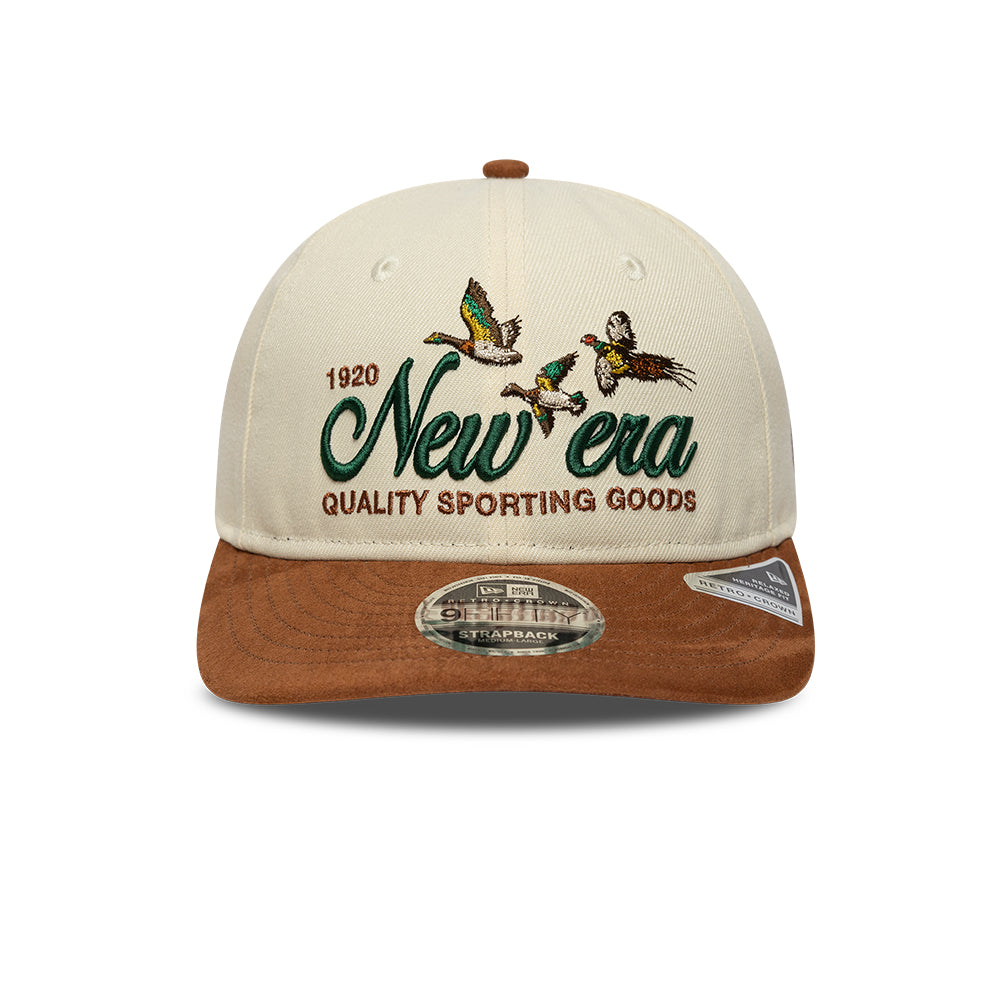 New Era 9Fifty Suede Cream/Dau Cap