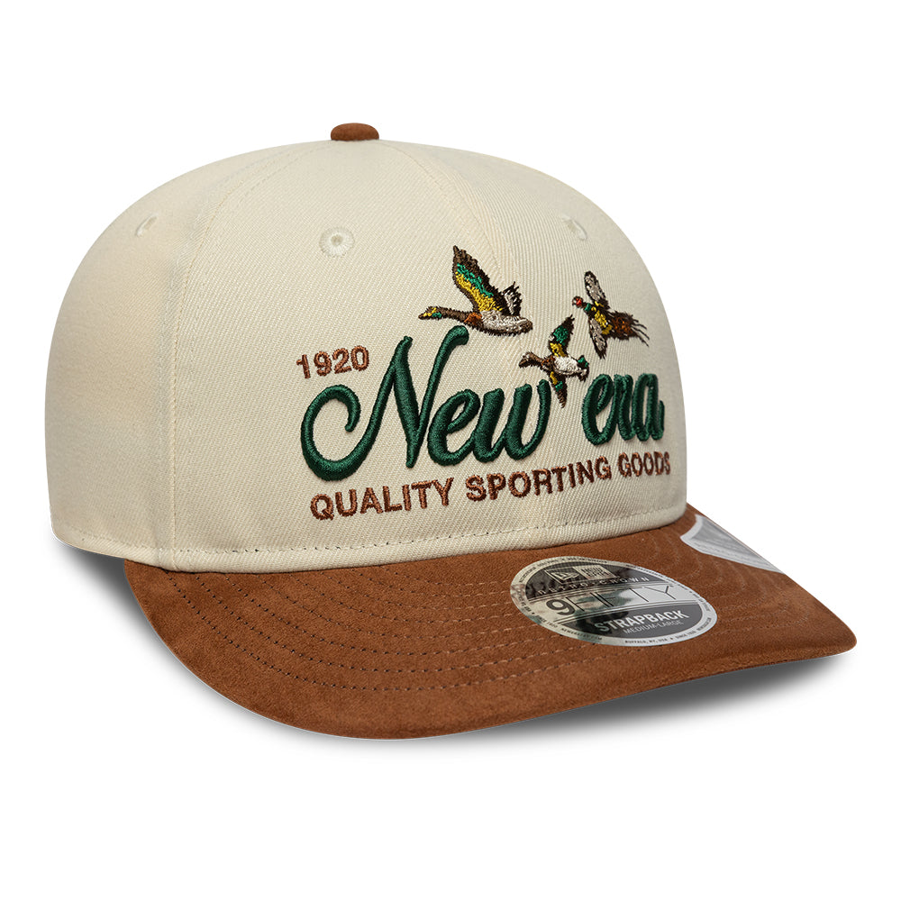 New Era 9Fifty Suede Cream/Dau Cap