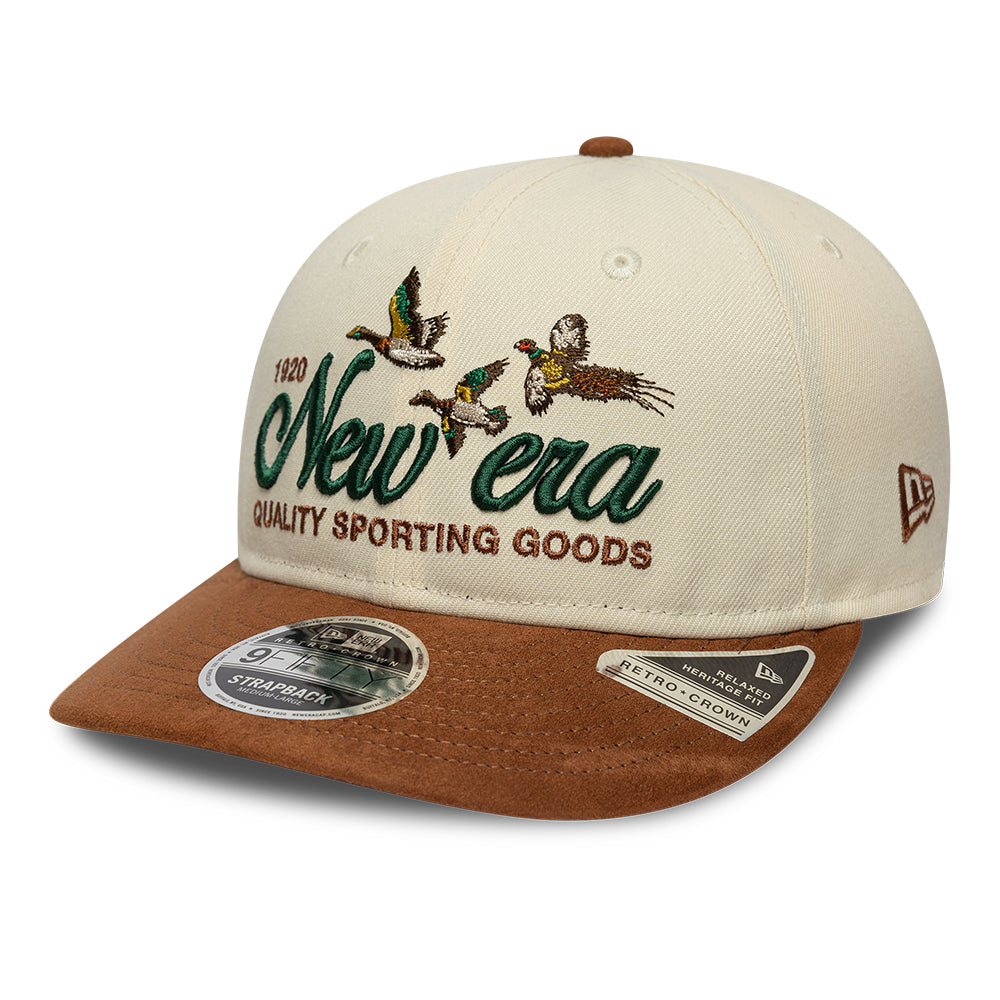 New Era 9Fifty Suede Cream/Dau Cap