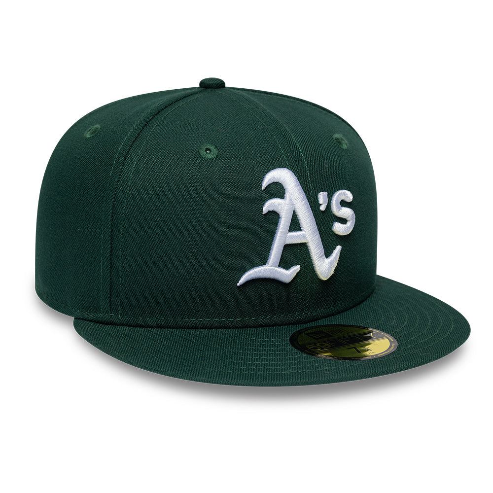 New Era 59Fifty Oakland Athletics Green/White Cap