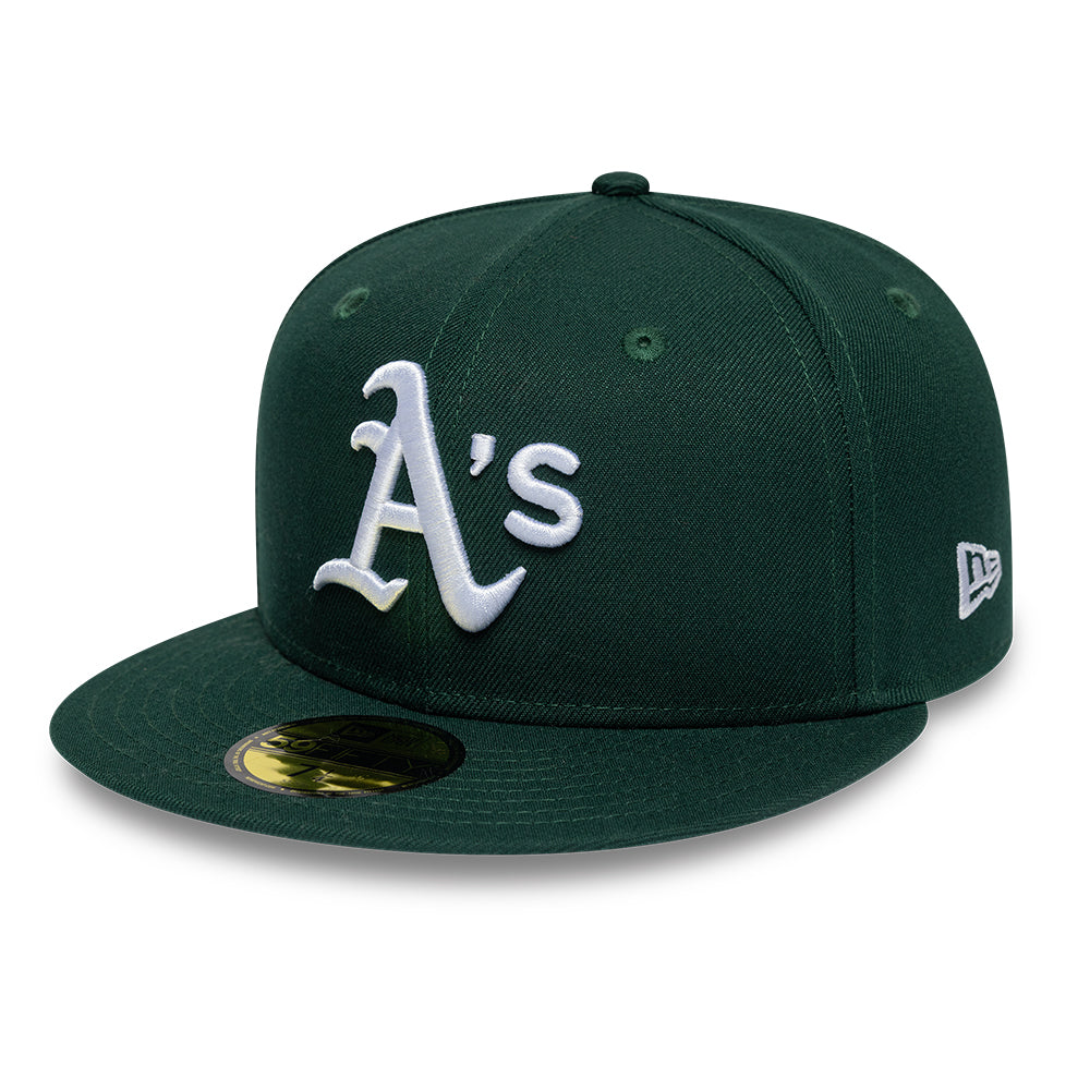 New Era 59Fifty Oakland Athletics Green/White Cap
