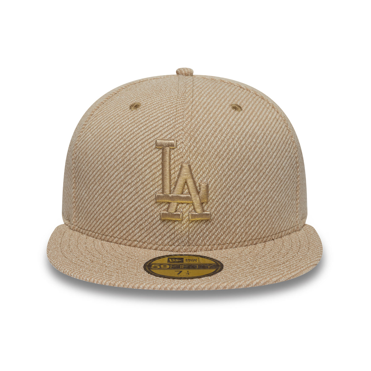New Era 59Fifty LosAngeles Dodgers Heather Tan Camel Cap