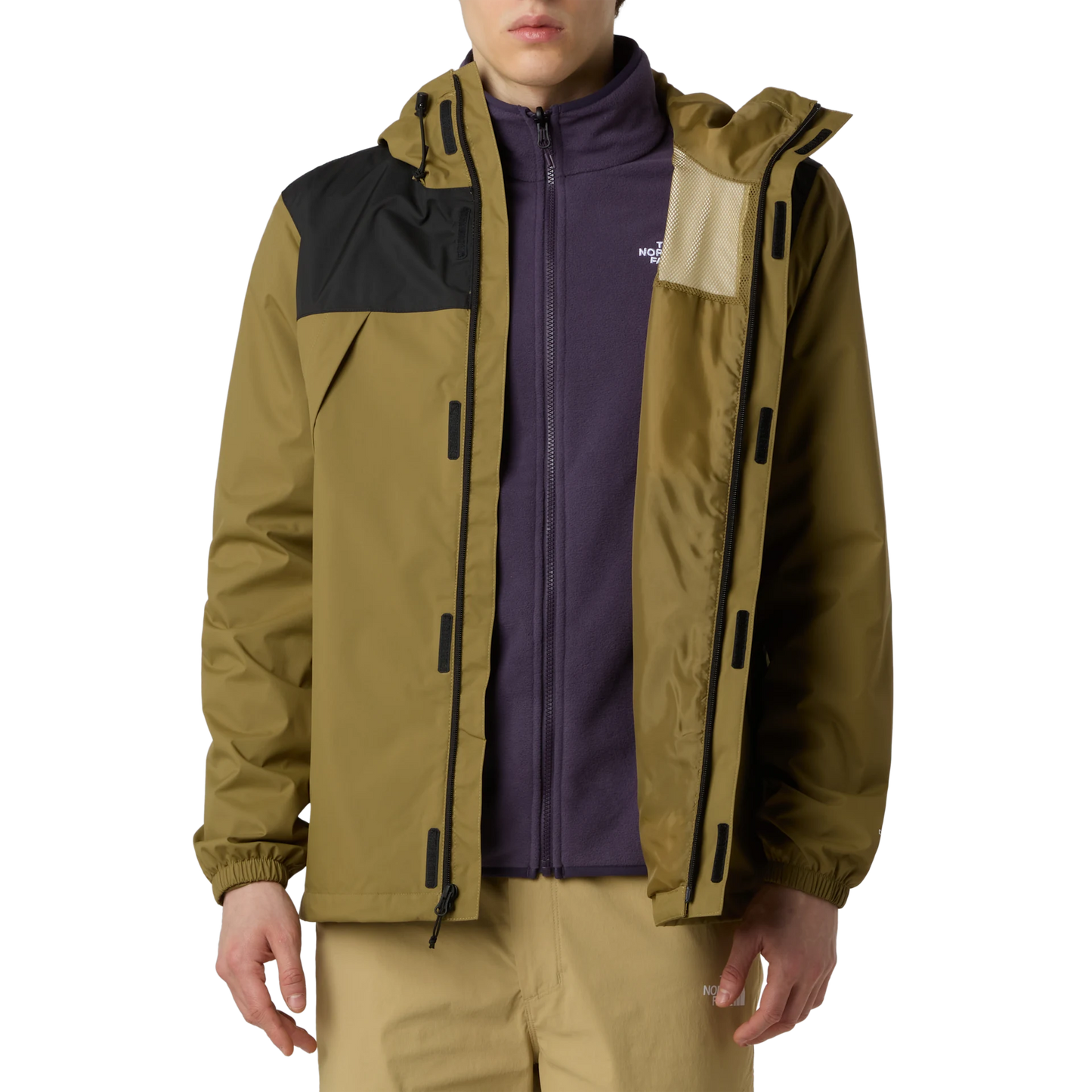 The North Face Antora Black/Cedar Jacket