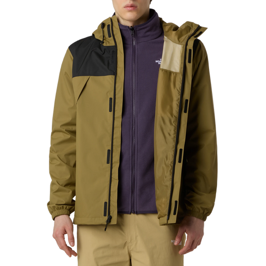 The North Face Antora Black/Cedar Jacket