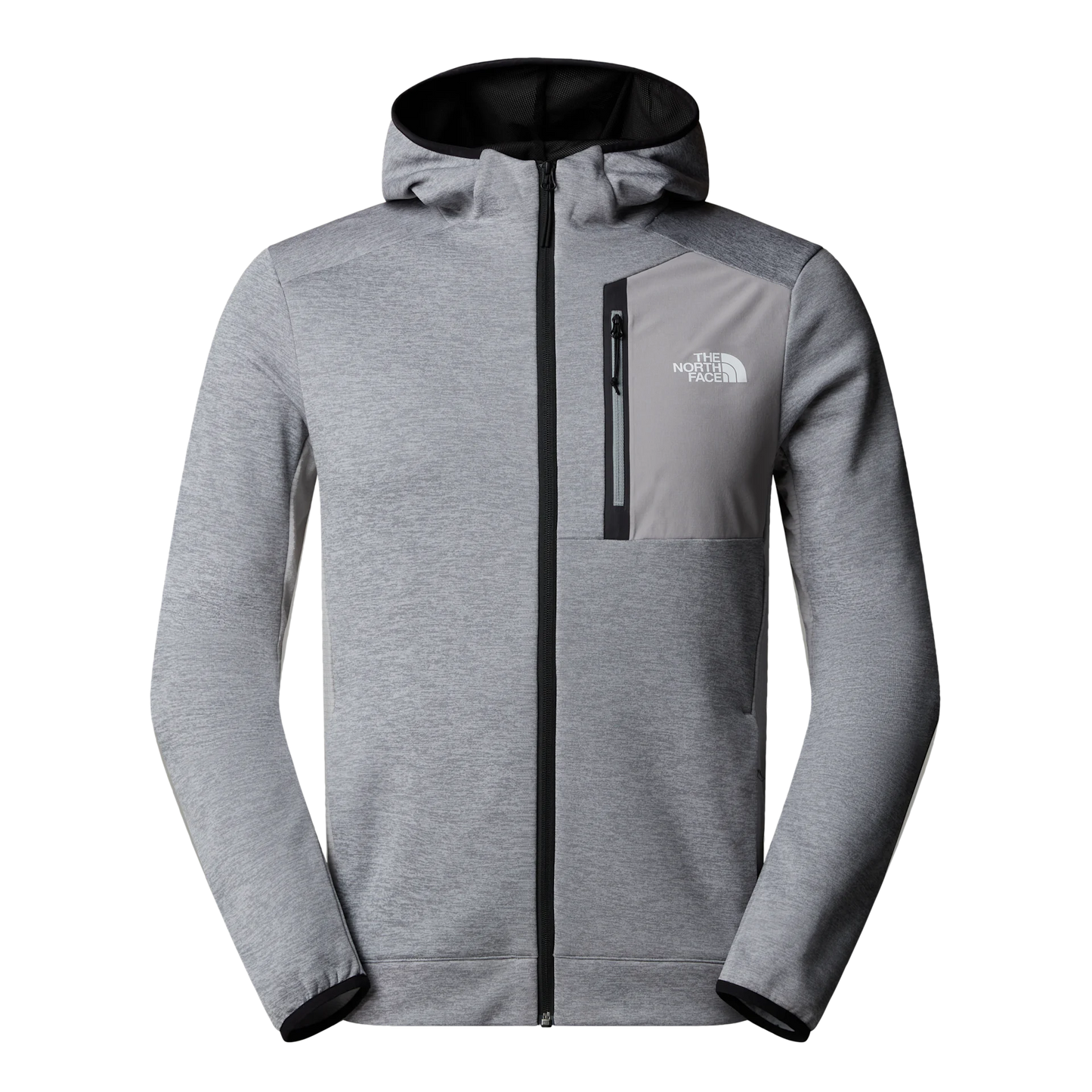 Veste polaire North Face TNF gris pâle
