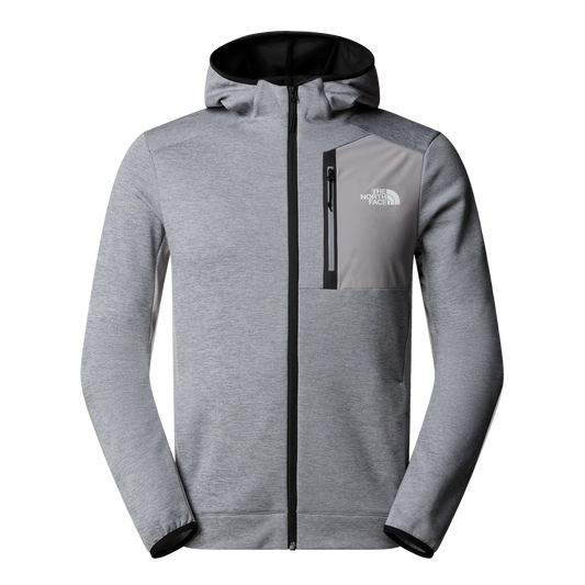 Veste polaire North Face TNF gris pâle
