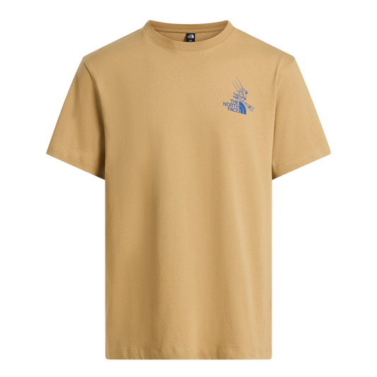 T-shirt The North Face Mountain Cel RG Kaki Stone