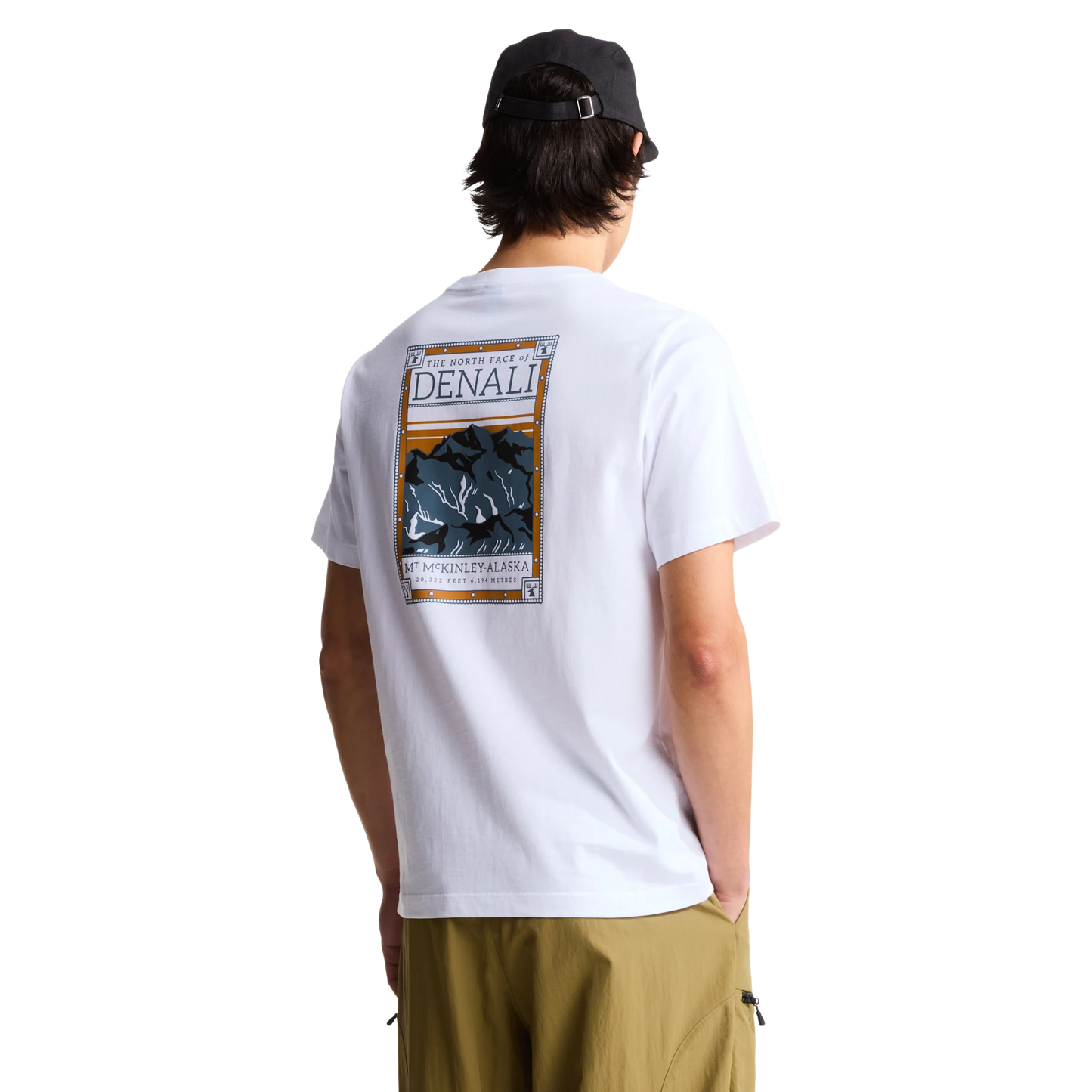 T-shirt blanc The North Face Reg à manches courtes