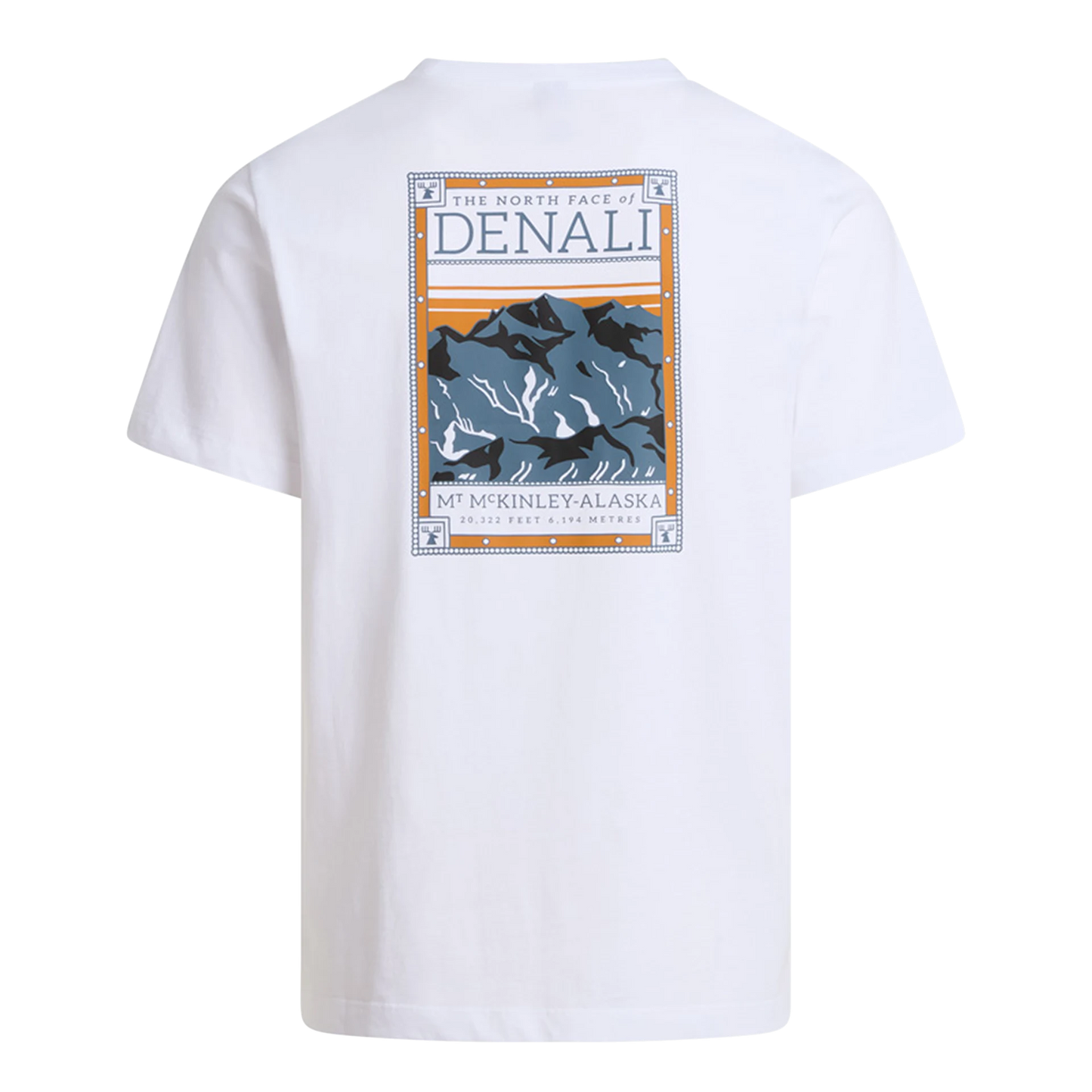 T-shirt blanc The North Face Reg à manches courtes