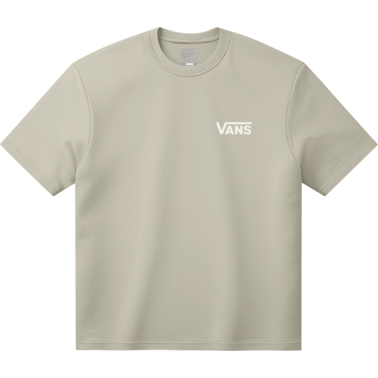 T-shirt lâche Vans poitrine gauche couleur avoine