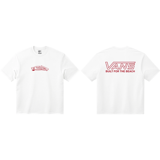 VANS Buckled White T-Shirt