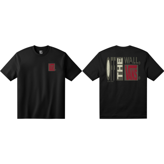 Vans Stretch Stack Crackle Black T-Shirt