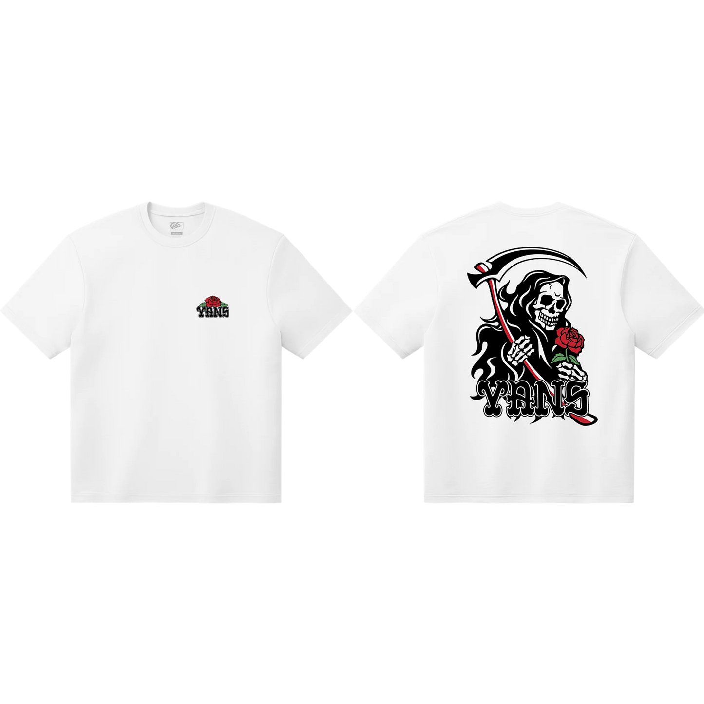 T-shirt blanc Vans So long Reaper