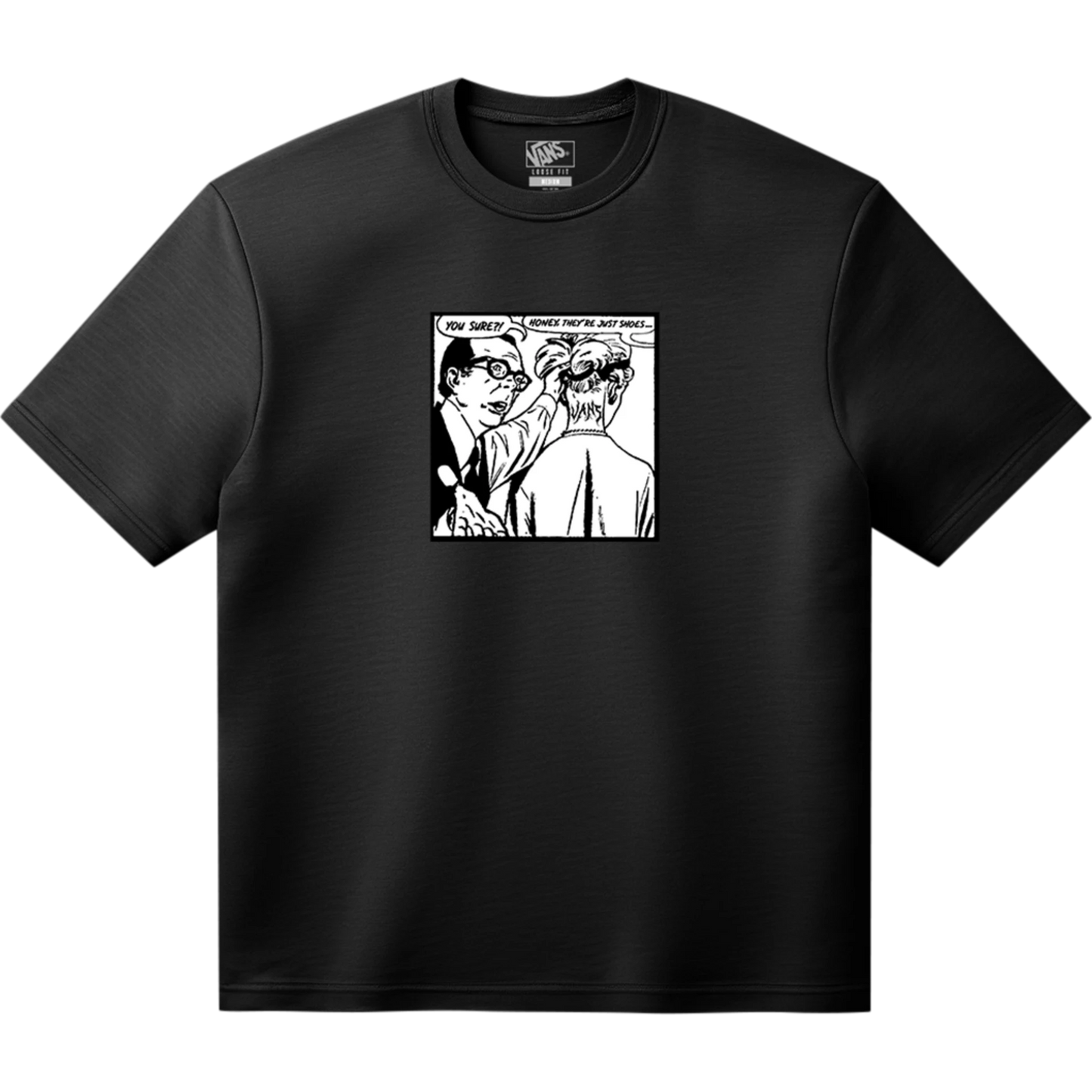 T-shirt noir Vans They Are Just Shoes