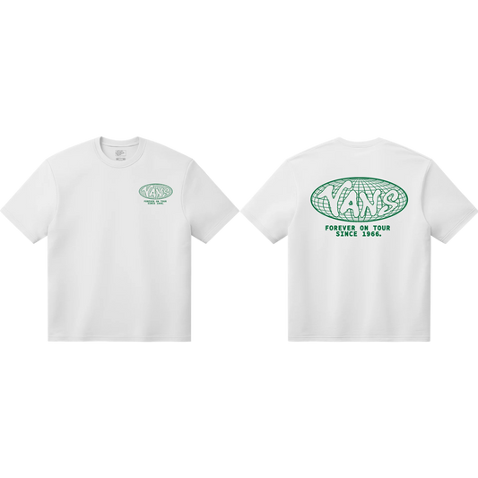 VANS World Tour Loose White T-Shirt