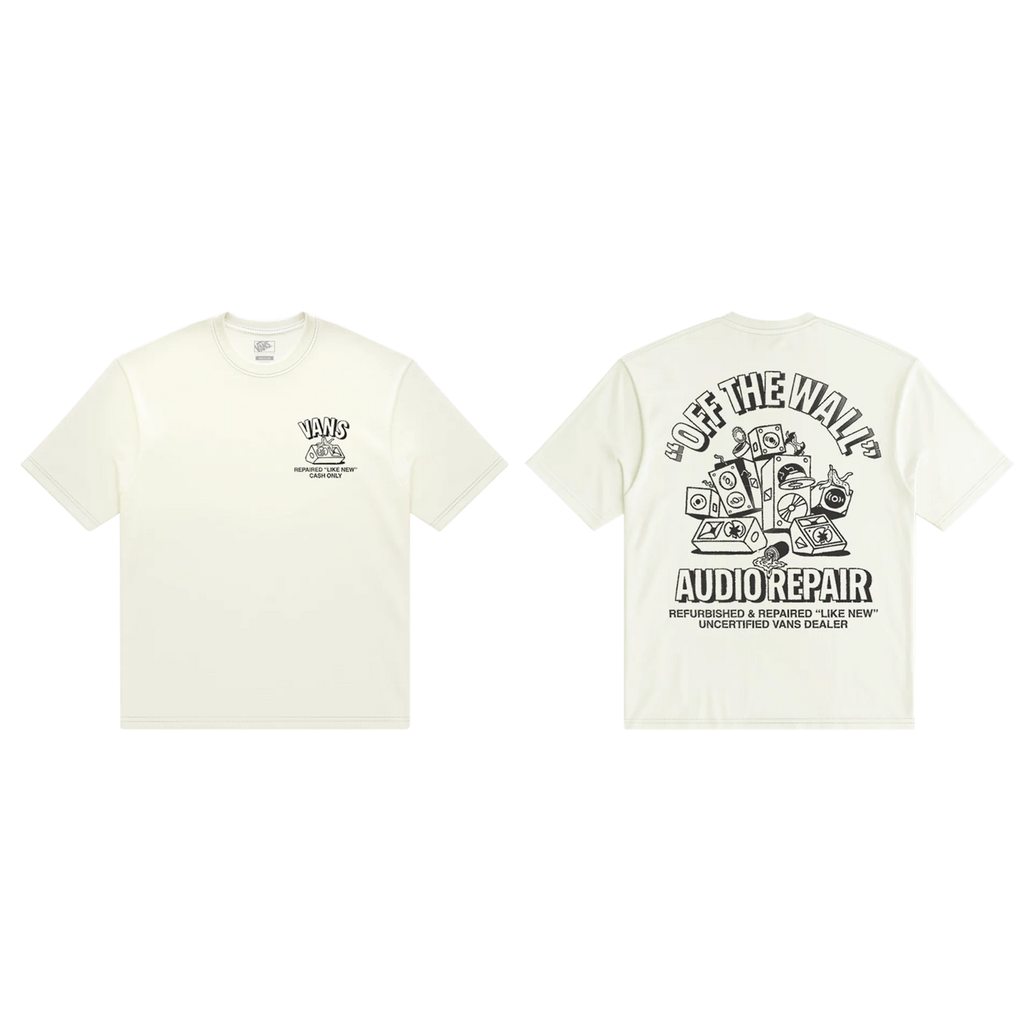 T-shirt VANS Refurbished Marshmallow