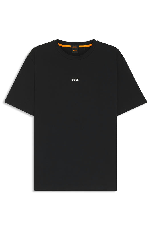 BOSS TChup Cotton Logo Black T-Shirt