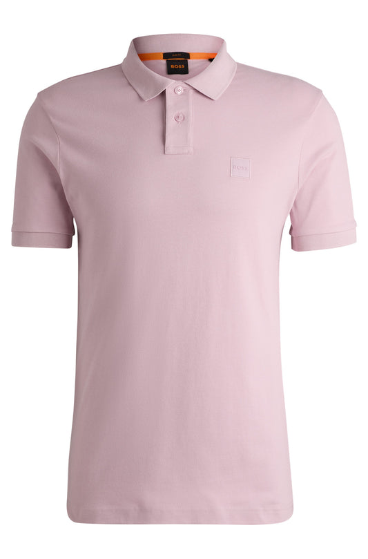 Hugo Boss Men Orange Passenger Pastel Red Polo Shirt