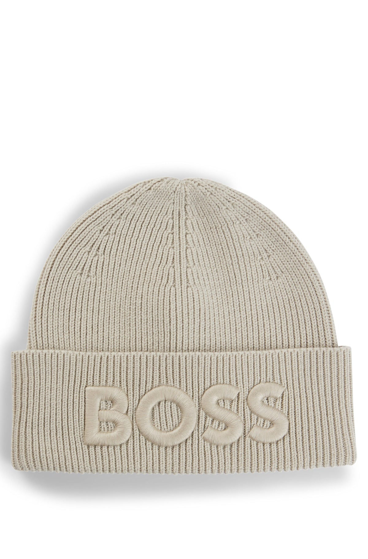 Hugo Boss Men Orange Afox Beige Beanie