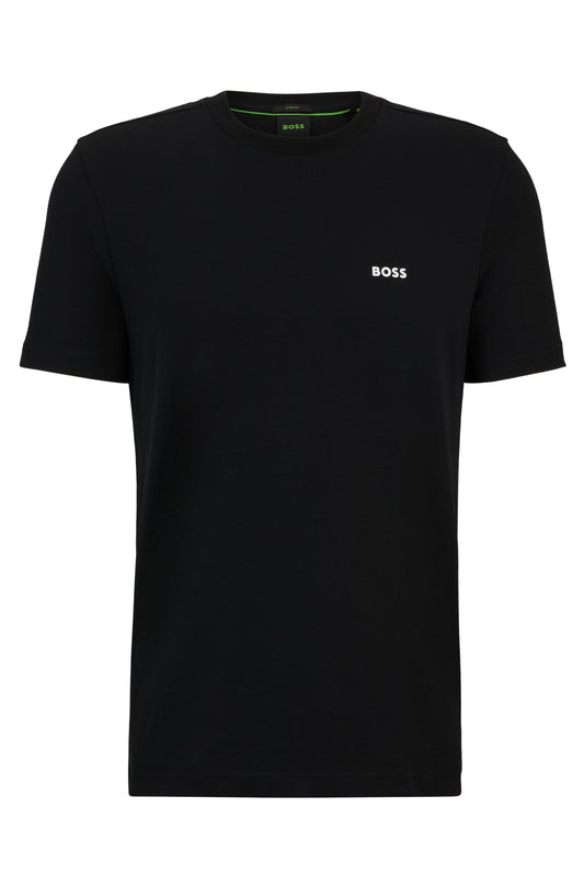 BOSS Cotton Logo Black T-Shirt