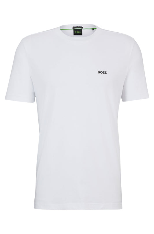 BOSS Cotton Logo White T-Shirt