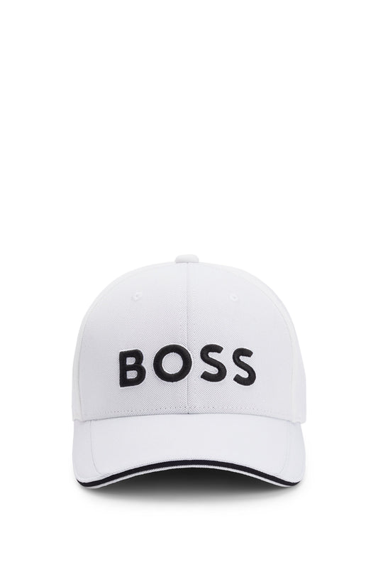 BOSS Cap-US-1 Cotton-Twill White Cap
