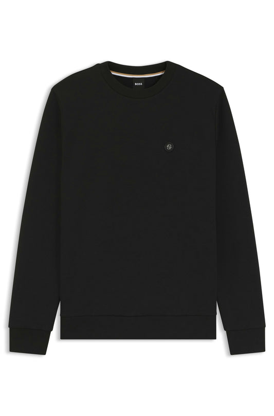 Hugo Boss Men Black C-Sharpe 01 Black Sweatshirt