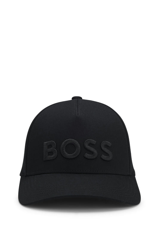 BOSS Seth-Boss Cotton-Twill Black Cap