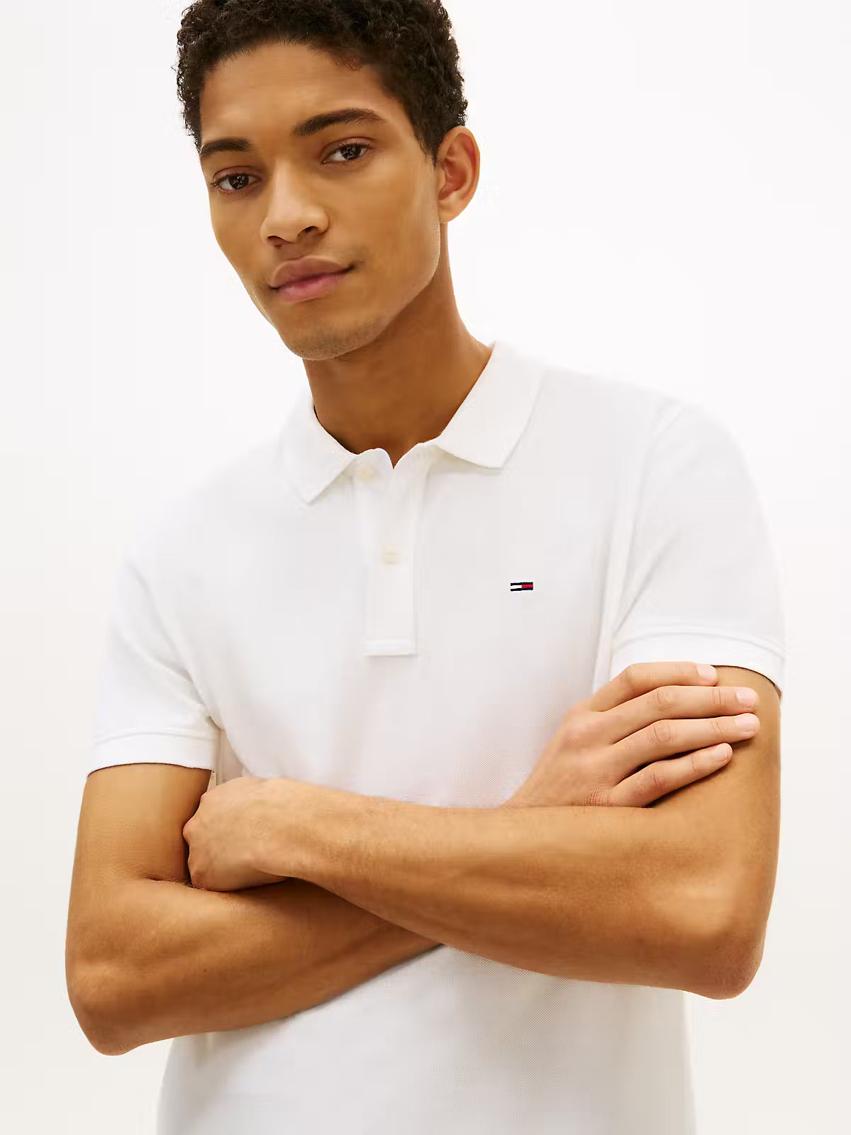 Tommy Jeans Slim Placket Polo Shirt