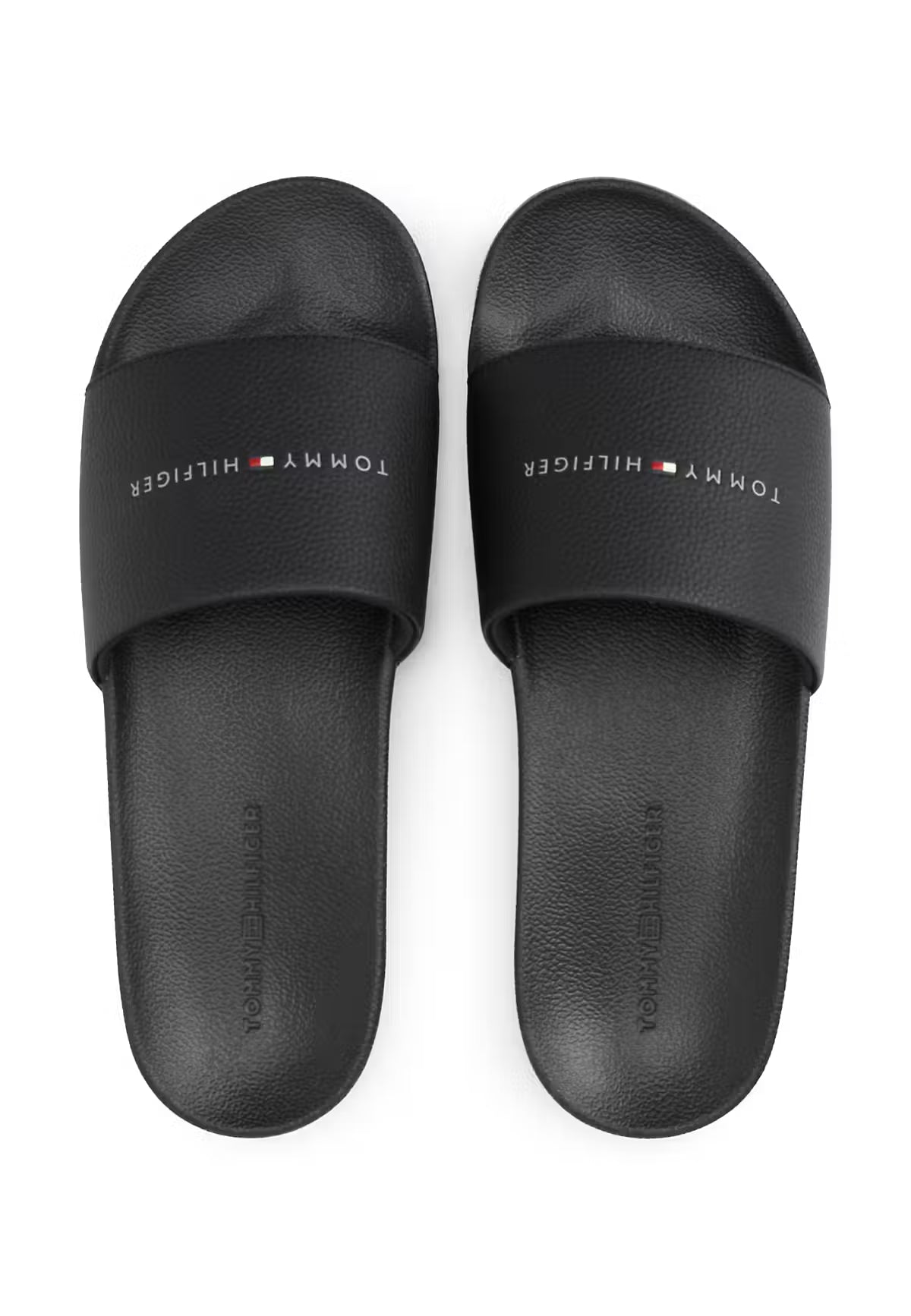 Tommy Hilfiger NYC Claquettes noires de piscine