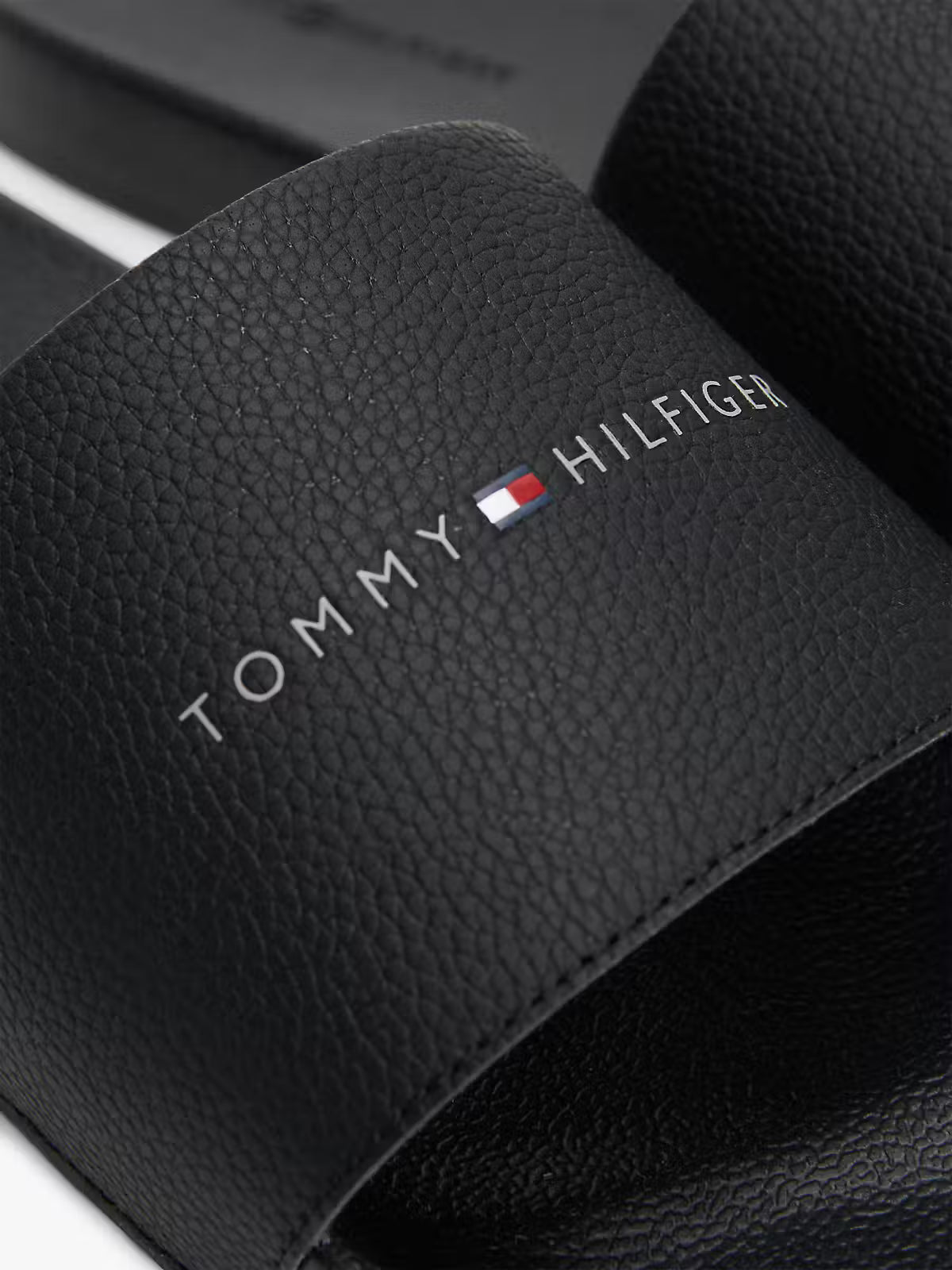 Tommy Hilfiger NYC Claquettes noires de piscine
