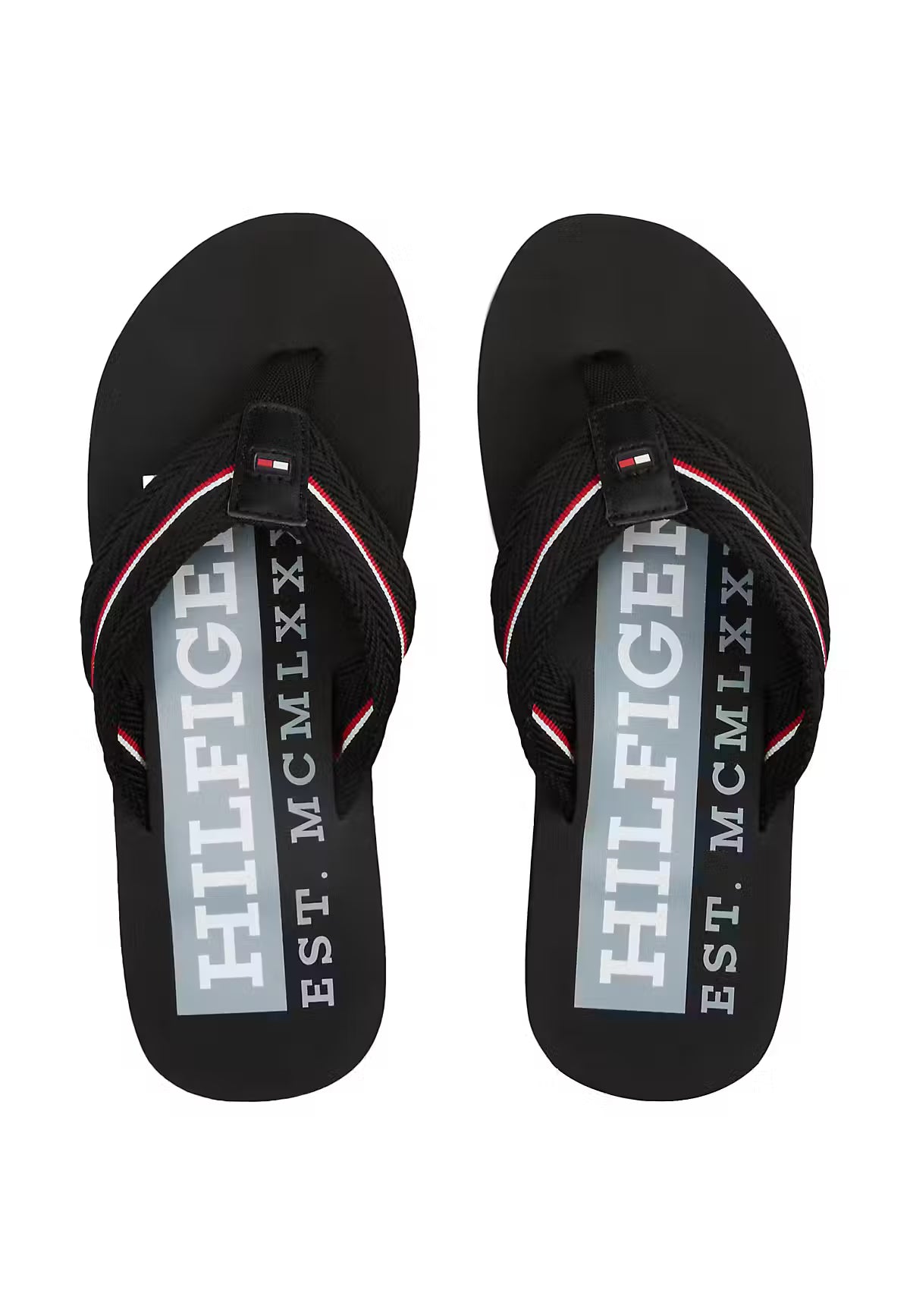 Sandales de plage Corporate Hilfiger noires