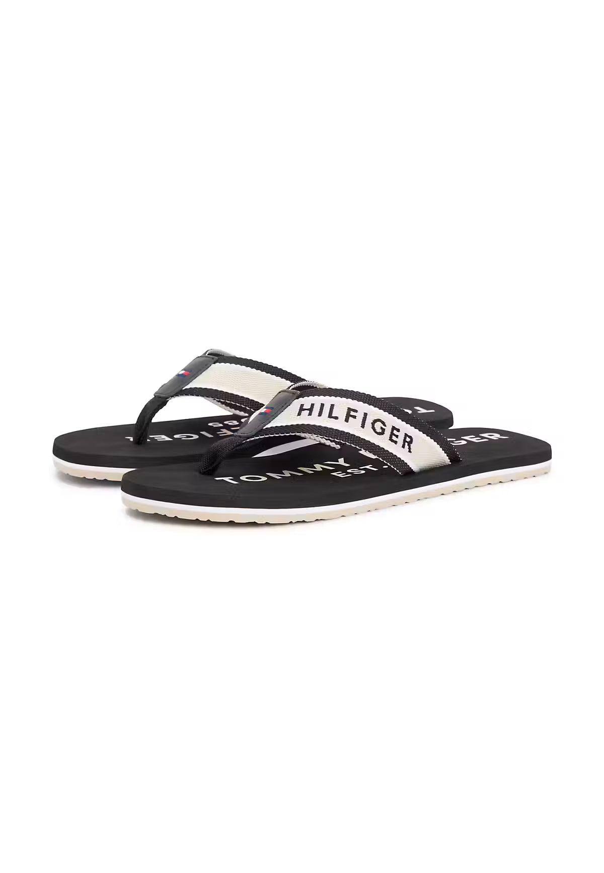 Sandale de plage Hilfiger noire sportive