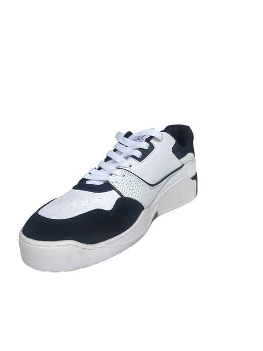 EA7 Emporio Armani Optic White/Black Woven Sneaker