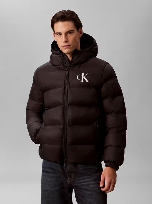 Calvin Klein Lightweight Nylon Padded Black Jacket