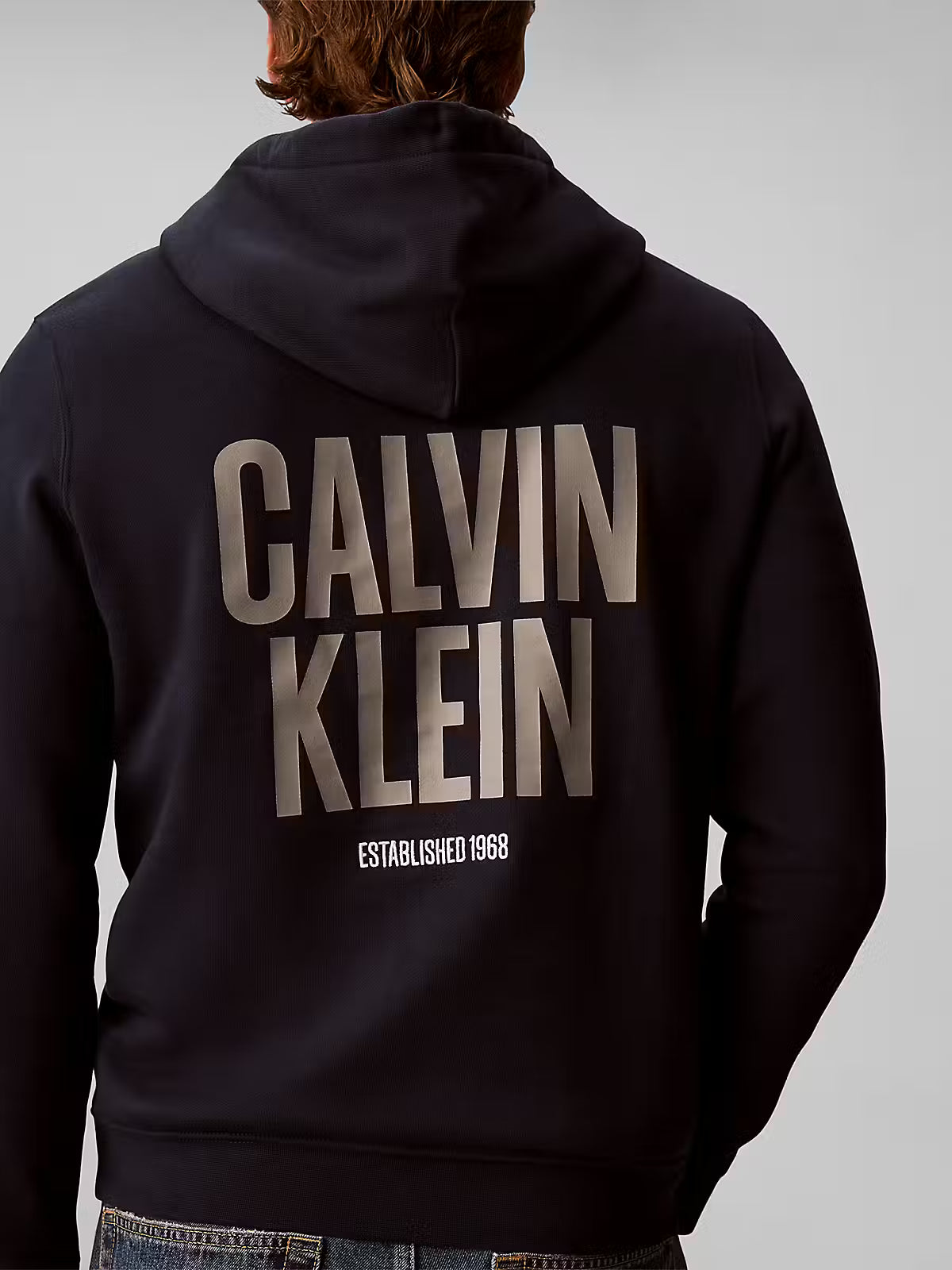 Calvin Klein Bold Logo Fleece Dark Sapphire Hoodie