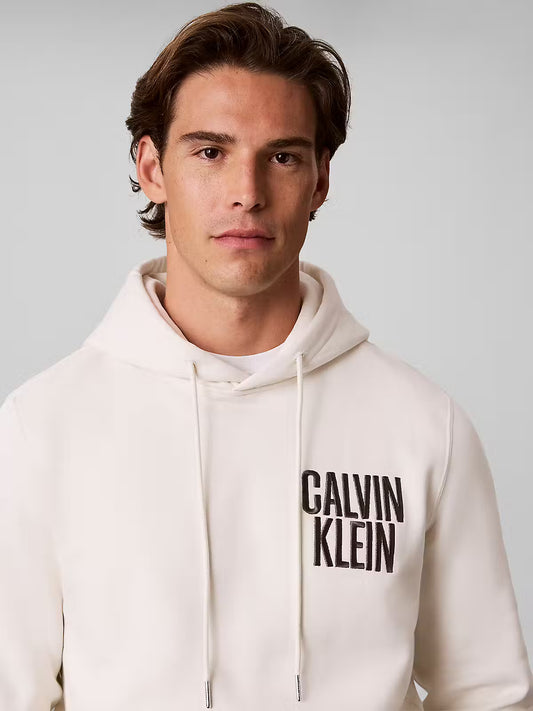 Calvin Klein Jeans 350 Fleece Bold Logo White Hoodie
