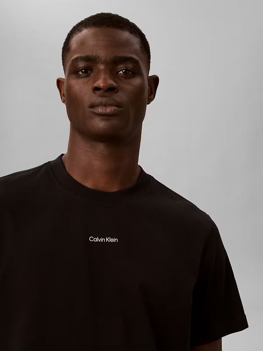 Calvin Klein Jeans Easy Retro Logo Black T-Shirt